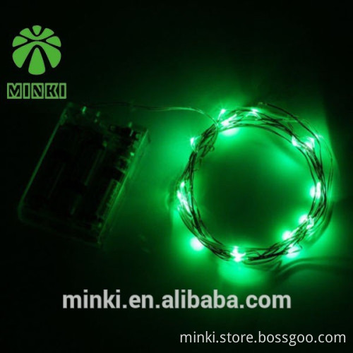 High Quality CR2032 1m10leds battery button led copper wire string lights for party decoration